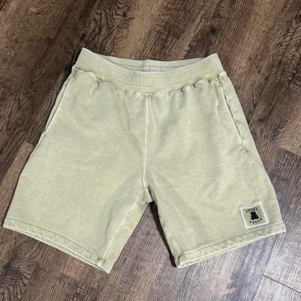 Teddy Fresh Men's Tan 100% Cotton Shorts XS